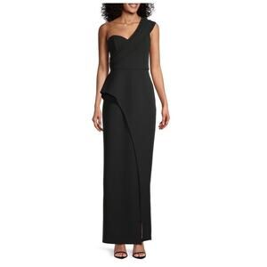 Aidan Mattox Bonded Crepe Column Gown Size US/6